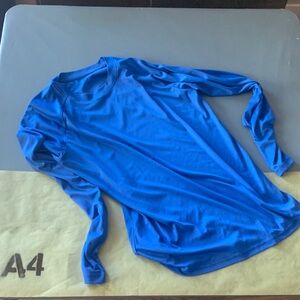 Bright Blue Polyester Top
